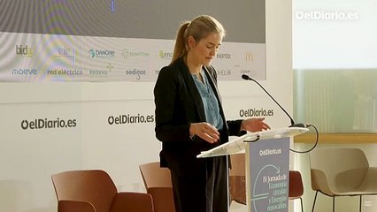 La vicepresidenta Sara Aagesen en la ‘IV Jornada de Economía circular y Energías renovables’