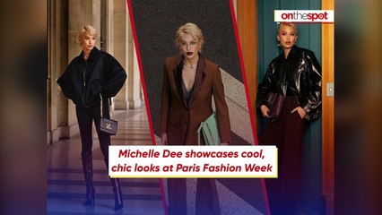 On the Spot: Michelle Dee showcases cool, chic looks at Paris Fashion Week