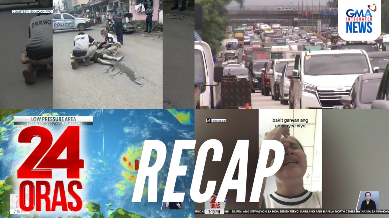24 Oras: (Part 2) Inireklamong pagsusungit ng empleyado ng BIR | Lagay ng trapiko sa mga expressway | Lagay ng panahon sa Undas, atbp.