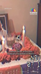 VIDEO: ¡Aterrador! Se le aparece su esposo fallecido mientras armaba su altar