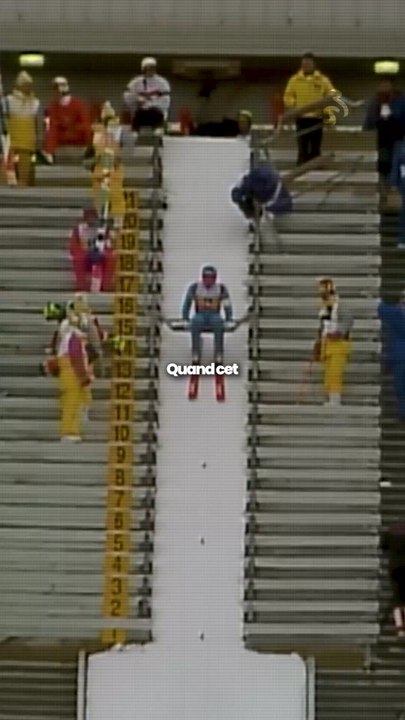 L’homme qui a terminé dernier… mais que le monde entier n’a jamais oublié ⛷️