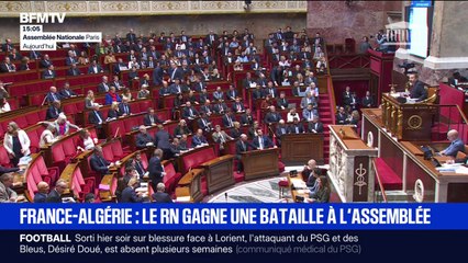 Accords France-Algérie: le récit de l'adoption du texte du RN à l'Assemblée nationale
