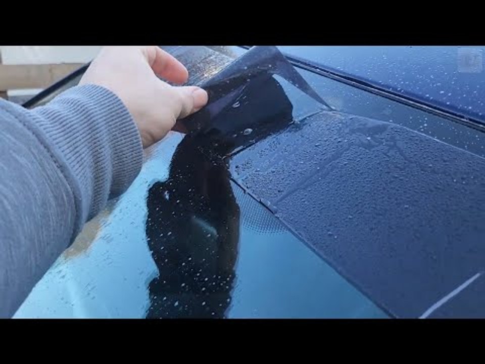 Sonnenblendstreifen an der Frontscheibe: Legal oder verboten | Infos & Tutorial
