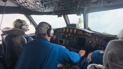 On board with the ‘Hurricane Hunters’ flying into the eye of a 185mph storm