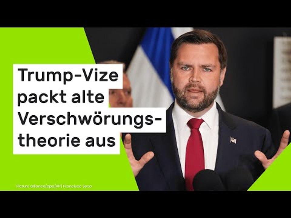 J.D. Vance: Trump-Vize packt alte Verschwörungstheorie aus - die fliegt ihm sofort um die Ohren