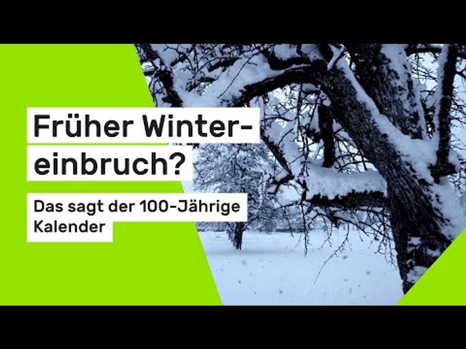 Hundertjähriger Kalender im November 2025: Früher Wintereinbruch? Das sagt der 100-Jährige Kalender