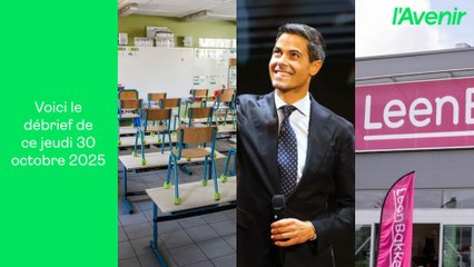 Le Récap du 30 octobre 2025