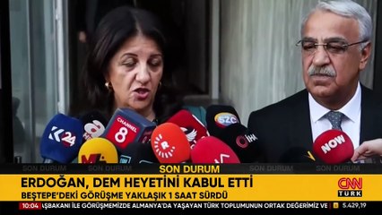 SON DAKİKA HABERİ: Cumhurbaşkanı Erdoğan, DEM heyetini kabul etti