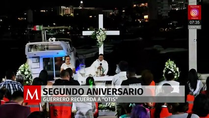 Realizan homenaje a afectados por el huracán Otis en su segundo aniversario