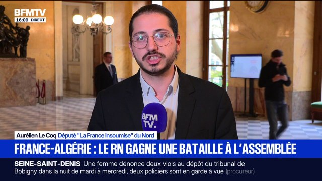 Niche parlementaire du RN: un musée des horreurs racistes , estime Aurélien Le Coq (LFI)
