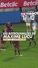 Maxime Lucu retrouve son public bordelais 🥹 Deux mois après sa blessure au pouce, le demi de mêlée a signé son retour à la compétition samedi face à Bayonne 🔥