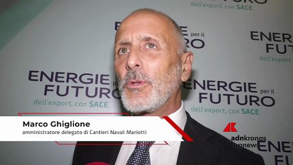 Imprese: Ghiglione (Cantieri Navali Mariotti), ‘Con Sace supporto su credito all’export’