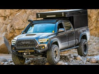 Ultra-leichtes Pickup-Camper Ladeflächenzelt von Oru Designs im Check