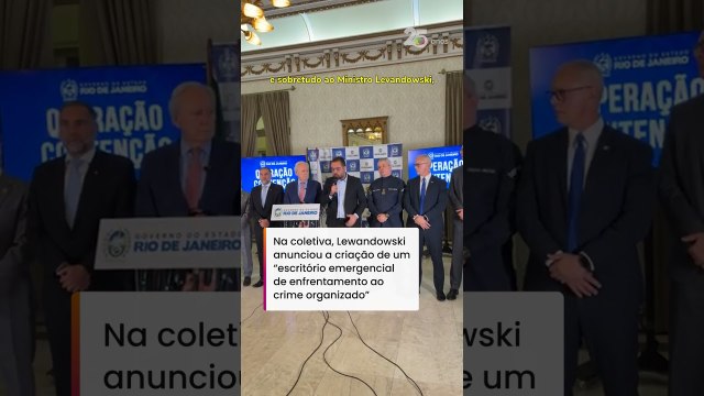 “Extremamente bem-vindo”, diz Cláudio Castro sobre Lewandowski após troca de farpas