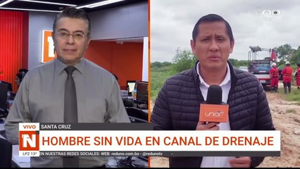 HOMBRE SIN VIDA EN CANAL DE DRENAJE