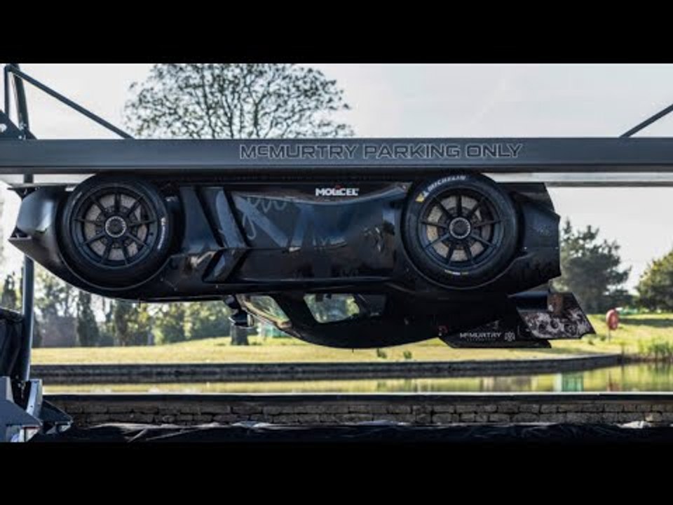 McMurtry Spéirling fährt kopfüber – Elektro-Monster erzeugt 2 Tonnen Abtrieb