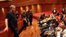 Accademia Santa Cecilia, Antonio Pappano incontra i ragazzi di Sanitansamble: «Chi ama la musica deve dedicarle molto tempo»