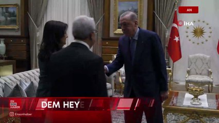 Cumhurbaşkanı Erdoğan, DEM Parti heyetini kabul etti