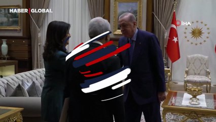 Erdoğan'ın DEM Parti heyetiyle görüşmesi başladı