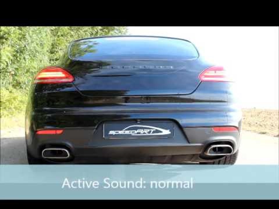 speedART Active Sound System Porsche Panamera Diesel