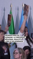 "Assassin!" "Lâche!" : le président régional insulté lors d’un hommage aux victimes des inondations en Espagne