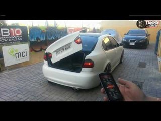 Smartphone Controlled SUSPENSIONS & DOORS BMW E90 Tuning
