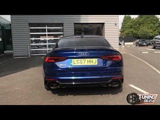 Tuning AUDI RS5 BLUE 2017 Walkaround & Sound