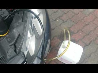 VW Golf 6 MK6 Öl Absaugen mittels Pumpe
