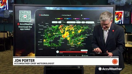 Lightning alert notifications on the free AccuWeather app