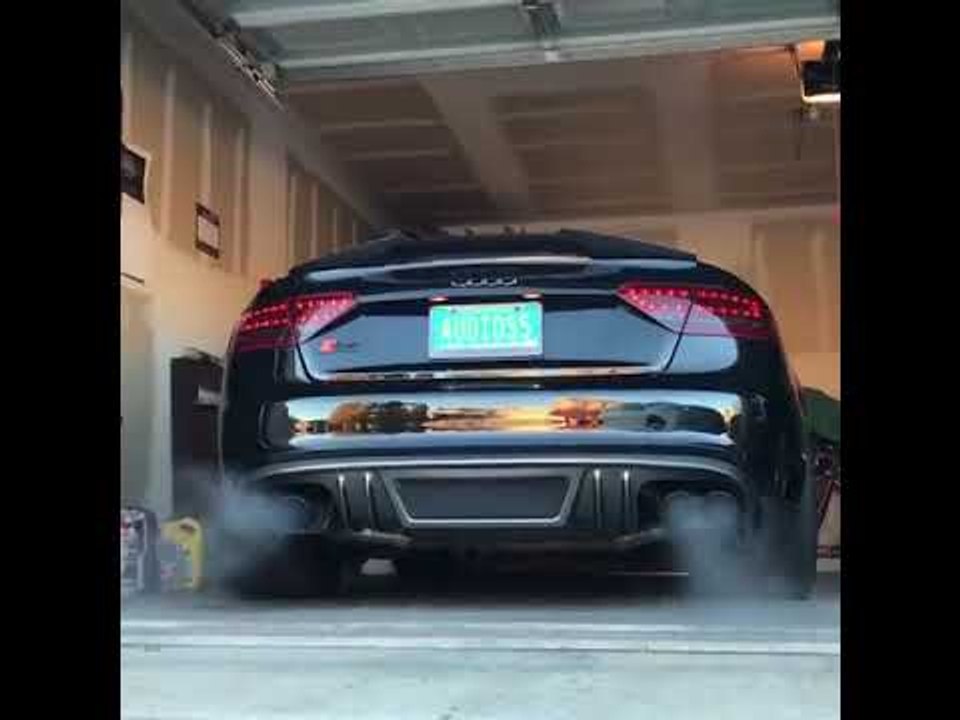 Cold Start Audi S5 B8 4 2L V8 Tuning Coupe