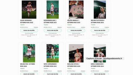 Octobre Rose : l’ASSE transforme ses maillots et ses victoires en dons records