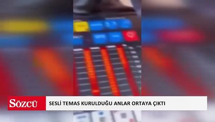 Çöken binanın enkazından kurtarılan Dilara ile ilk temas kurulması kamerada