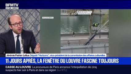Cambriolage au Louvre: "Aucun lieu patrimonial, culturel ou cultuel, n'est épargné", rappelle Jérémie Patrier-Leitus, député Horizons