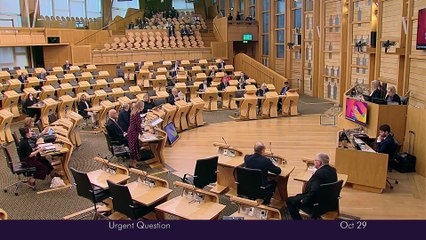 Cabinet Secretary Shirley-Anne Somerville says the Home Office since September did not reply to her about the Cameron Barracks plan