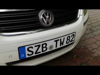 3D Kennzeichen Tuning VW Phaeton Erfahrungen Testbericht 2018 3D Prestige Black Magic
