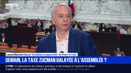 Taxe Zucman: "Il est probable, au regard de ce que l'on sait aujourd'hui, qu'elle ne sera pas adoptée", affirme Laurent Baumel, député “Socialistes et apparentés” de l’Indre-et-Loire