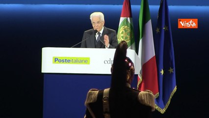 Mattarella: "Risparmio postale è stato strumento di democratizzazione"