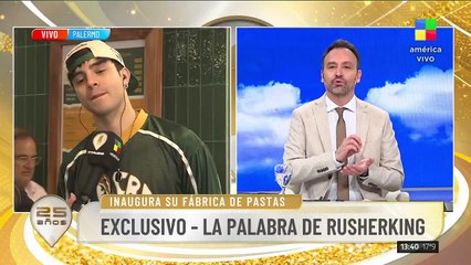 Rusherking abrió un restaurante, se metió en la cocina y volvió a apuntar contra Ángela Torres: "Me shockeó"