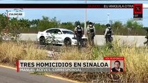 Culiacán registra 3 homicidios y 3 denuncias por desaparición, informa Fiscalía