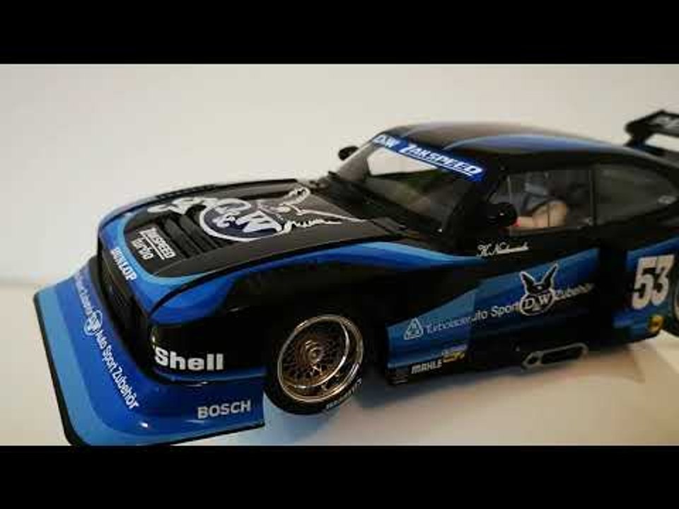 Carrera DIGITAL 124 Youngtimer Showdown BMW M1 ProCar No  201 + Ford Capri Zakspeed