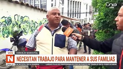 NECESITAN TRABAJO PARA MANTENER  A SUS FAMILIAS