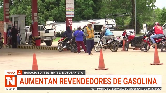 Gasolina a 20 bs el litro