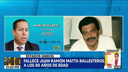 Fallece Juan Ramón Matta Ballesteros a los 80 años de edad