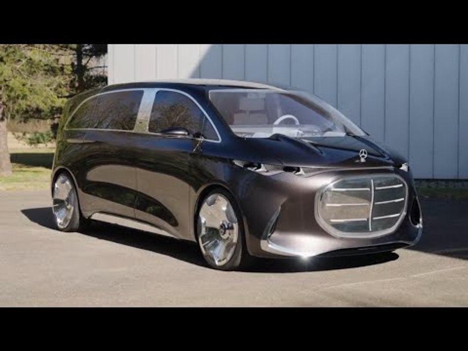 Mercedes Vision V (VLS/VLE) | Maybach-V-Klasse mit 65-Zoll-TV-Screen auf VAN.EA Plattform