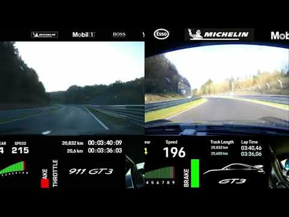 Porsche 911 gt3 duell: handschalter 992.2 vs. 992.1 auf der nordschleife