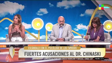 Denuncia contra el Dr Chinaski en Intrusos