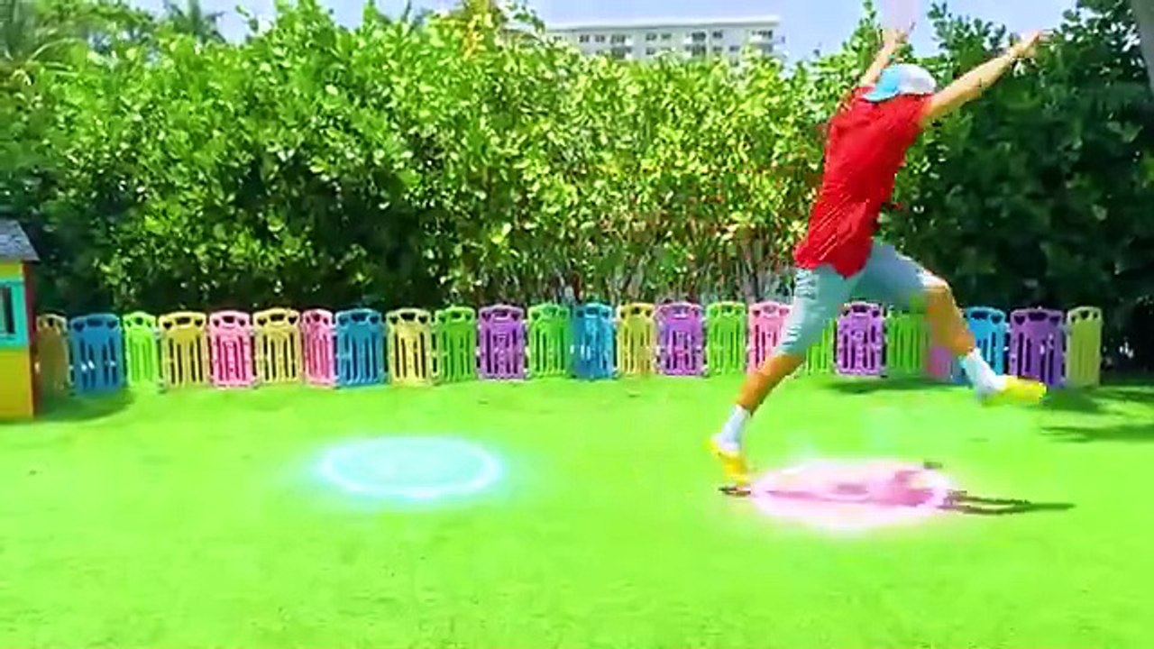 Kids Jumping Through Walls