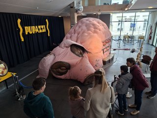 Une truie géante à Laval, au festival Pupazzi