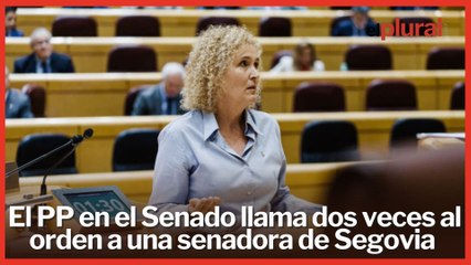 Una senadora de Segovia menciona a Mañueco y la trama eólica en el Senado y el PP la llama al orden