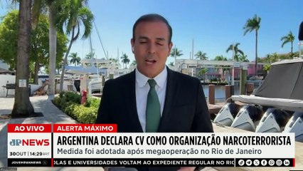 Argentina declara CV e PCC como organizações terroristas | TEMPO REAL